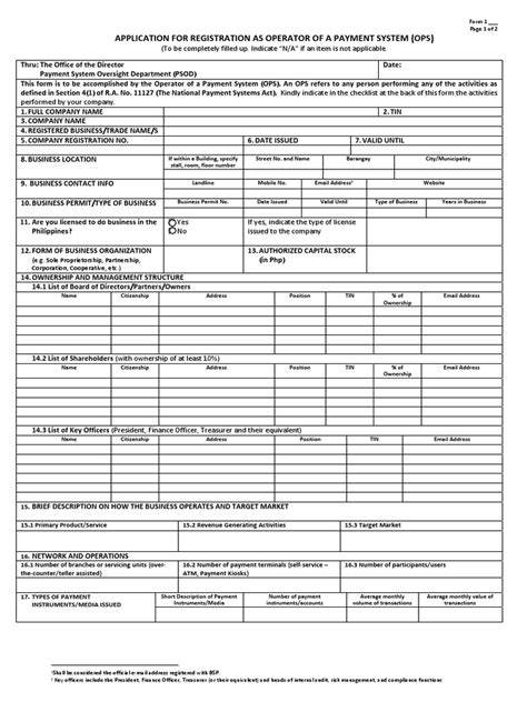 bsp online registration|OPS Registration Form 1 .